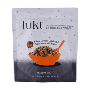 LUKT Korean Black Sesame Soboro Granola 5.29 oz