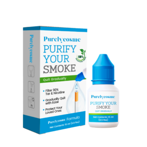 Purelycosme Anti-Smoking Botanical Drops, 15 mL