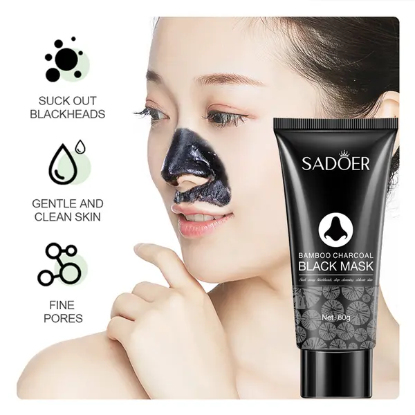Bamboo Charcoal Peel-Off Face Mask, 60g