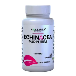Hallusa Natural Echinacea Purpurea 1,050 mg, 60 Capsules