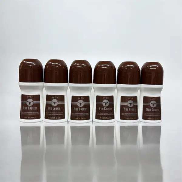 AVON Wild Country Aluminium Antiperspirant Roll-On Deodorant (75ml/2.6oz, 6-Pack)