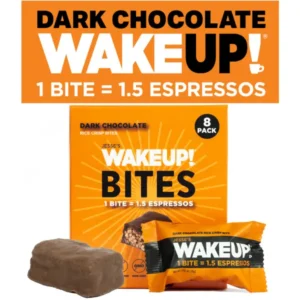WAKE UP! Caffeinated Chocolate Protein Bites, 8 Pack
