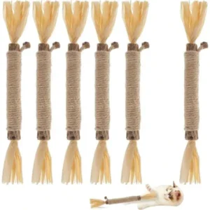 6 PCS Silvervine Sticks For Cats