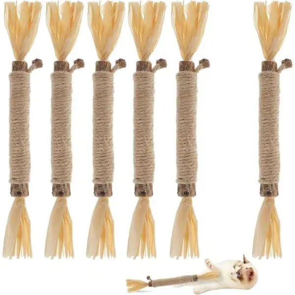 6 PCS Silvervine Sticks For Cats