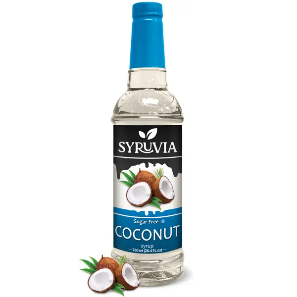 Syruvia Sugar-Free Coconut Syrup, 25.4 fl oz