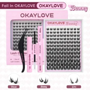 OKAYLOVE Bunny Lash CLusters Kit