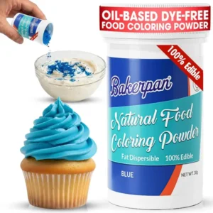 Bakerpan 2 Pack Blue Food Coloring Powder for Baking