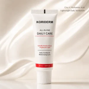KORIDERM Daily Cica Face Moisturizer with Hyaluronic Acid, 50 ml