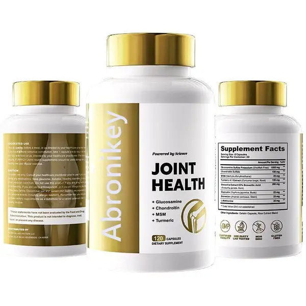 Adult Joint Health Vitamin Dietary Supplement, 120 Capsules