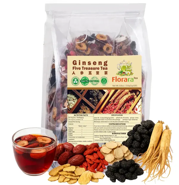 Kidney Tea Formula Ginseng Five Treasure Tea Combination Scented Tea