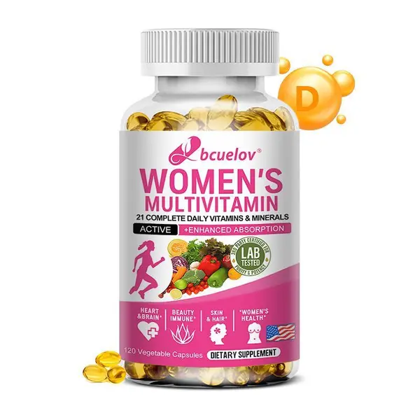 Bcuelov Women 's Multivitamins supplements, 120 Capsules