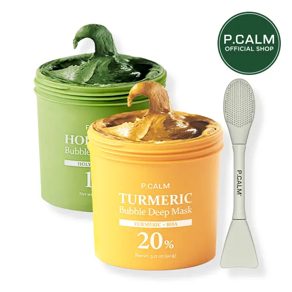 P.CALM Turmeric Bubble Deep Mask, 180g