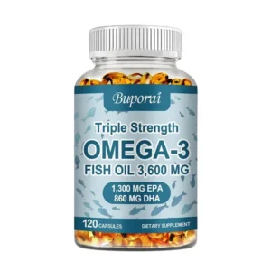 Buporai OMEGA-3 Dietary Supplement Capsules 120 Capsules