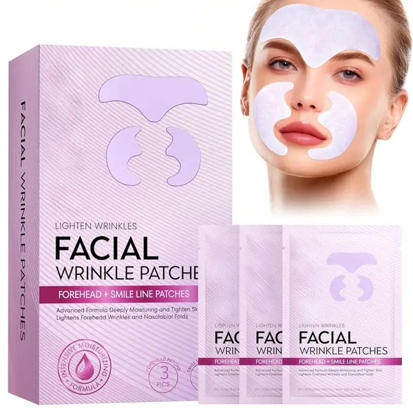 Overnight Face Smoothing Patch Set, 3 Pack